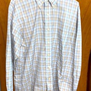 Jos. A. Bank plaid button down shirt